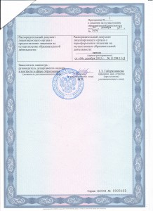 Лицензия Приложение ст.2 001